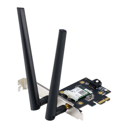 Asus (PCE-AX3000) AX3000 (2402+574) Wireless Dual Band PCI Express Wi-Fi 6 Adapter, Bluetooth 5.0, WPA3, OFDMA & MU-MIMO