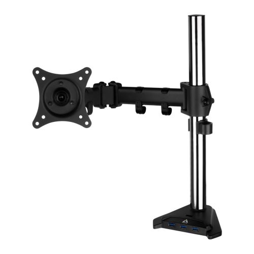 Arctic Z1 Pro Gen 3 Single Monitor Arm with 4-Port USB 3.0 Hub, up to 43" Monitors / 49" Ultrawide, 180° Swivel, 360° Rotation